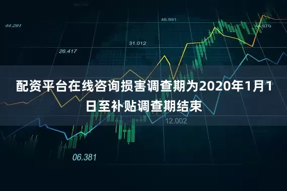 配资平台在线咨询损害调查期为2020年1月1日至补贴调查期结束