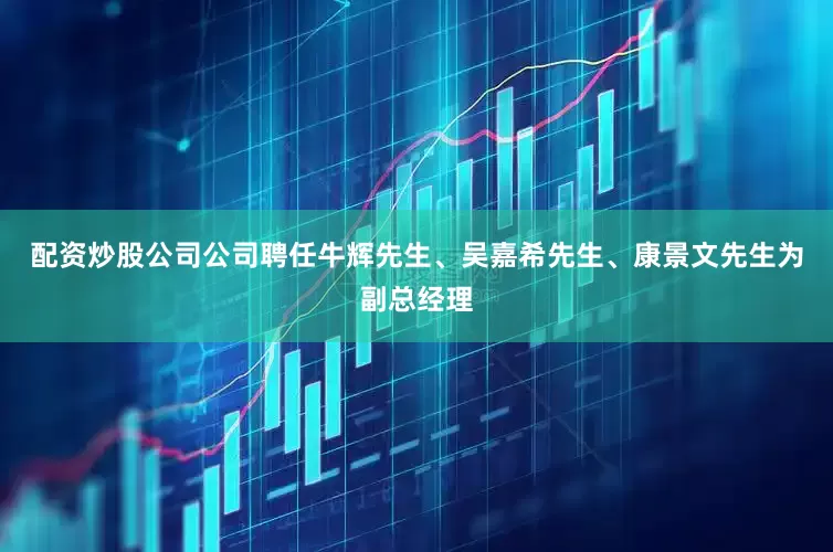 配资炒股公司公司聘任牛辉先生、吴嘉希先生、康景文先生为副总经理
